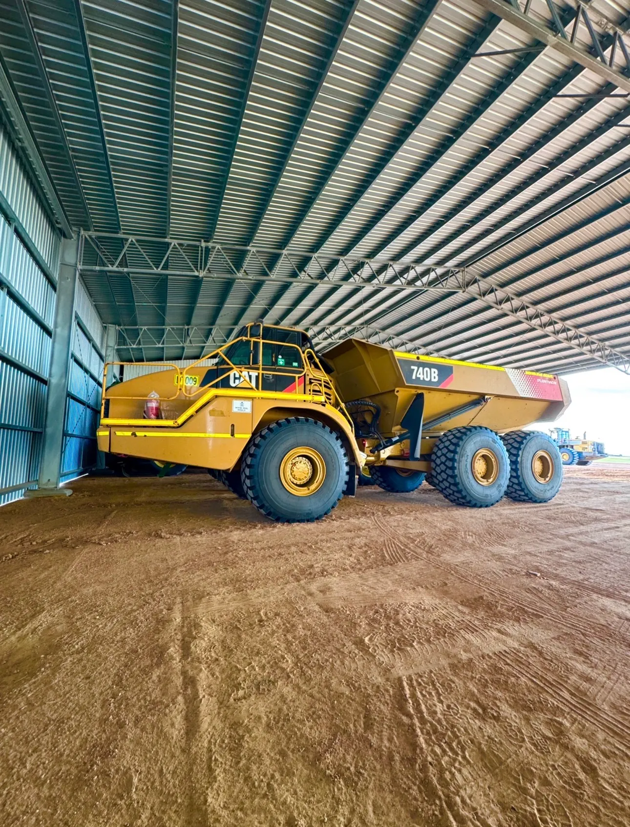 Caterpillar 740B Articulated Dump Truck available for hire